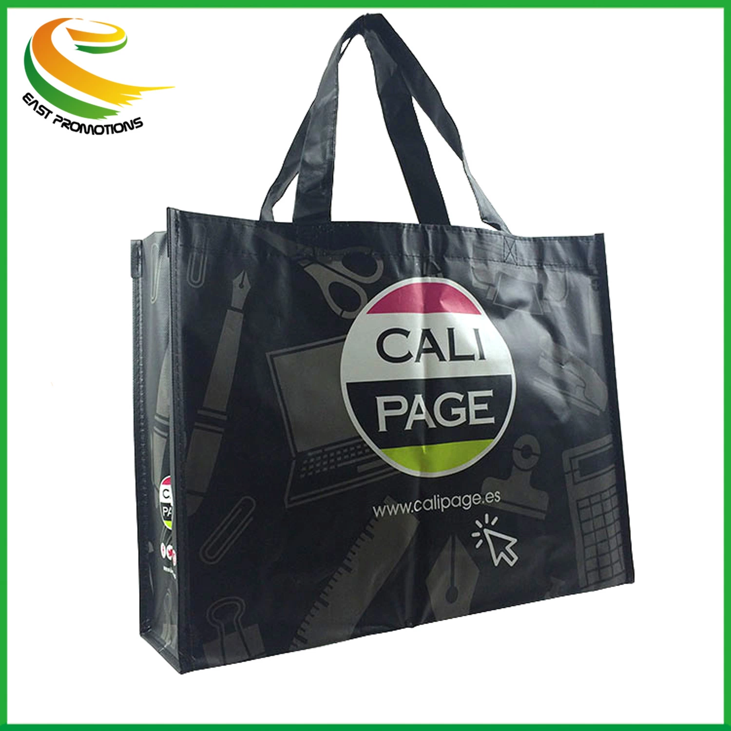 Custom Promotional Eco Durable Waterproof Non Woven Lamination Tote Bag, PP Woven Laminated Bag for Shopping
