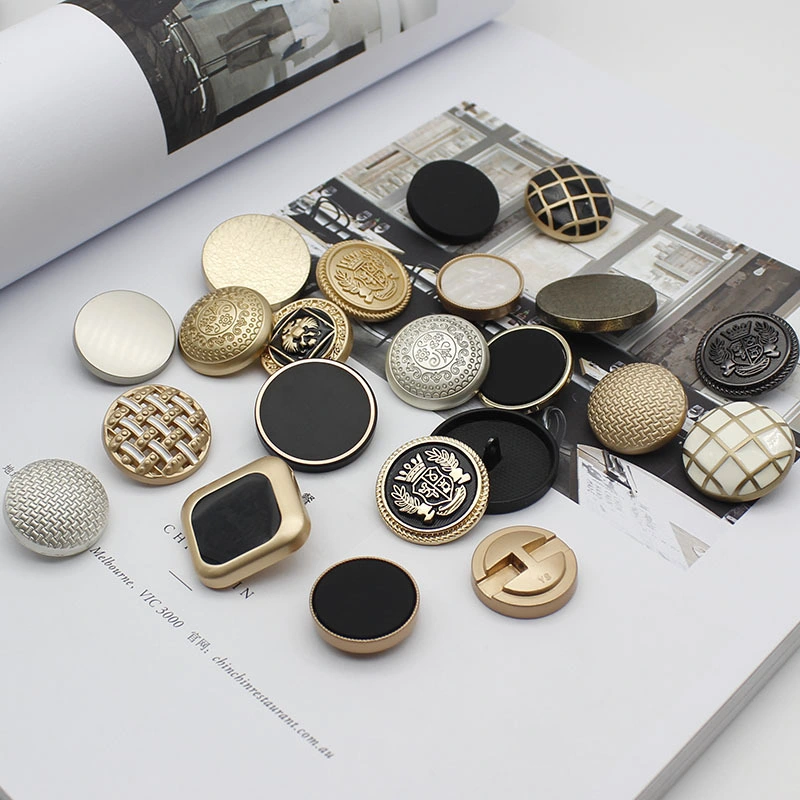 Fashion High Grade Suit Sewing Buttons Customized Design Metal Button for Coat