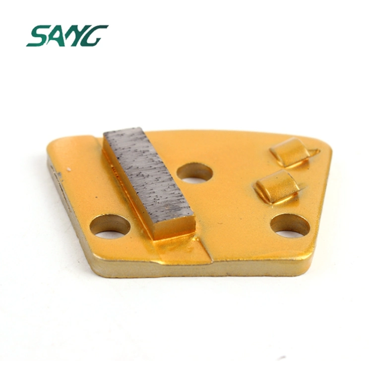 Sang 1/4 PCD Diamond Cotating Removal Grinding Block Polishing Pads for Floor