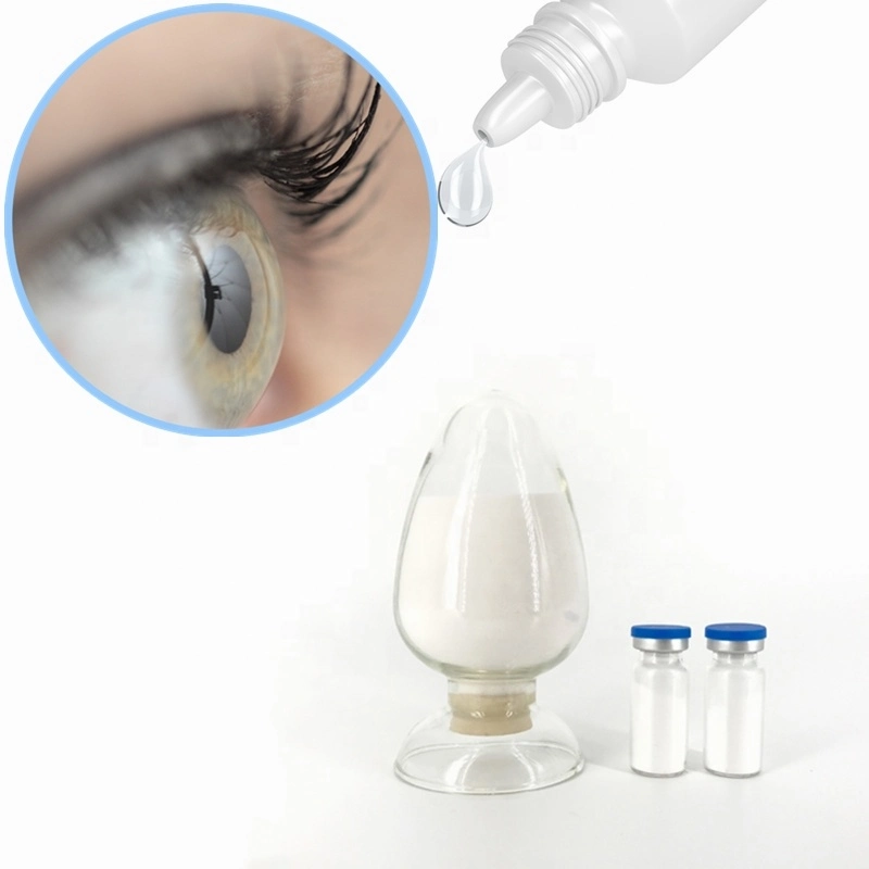 CAS 9004-61-9 Sodium Hyaluronate CAS No 9067-32-7 Eye Drops Grade Hyaluronic Acid Acido Hialuronico