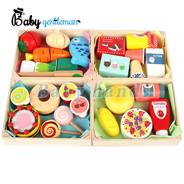 Customize Simulation Wooden Realistic Play Food for Children Z10370b