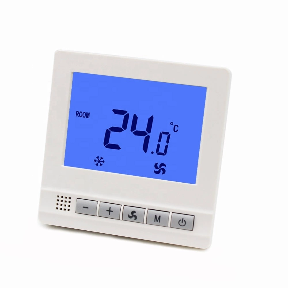 24VAC Fan Coil Room Thermostat 3 Fan Speed Control Digital Temperature Contoller Htw-31-F17