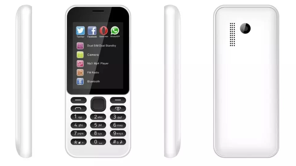 Feature Phone 2.4" Screen Bl-4c 800mAh Battery 215 Feature Phone Support for OEM Order