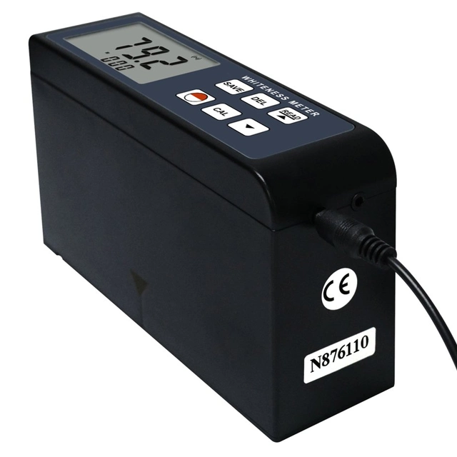 Whiteness Meter Light Leucometer 0~120 Range Handheld Portable Digital with Aluminium Case for Paint Paper Powder