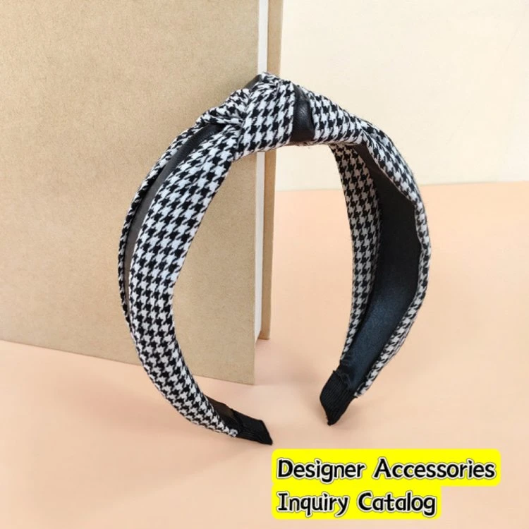 Fashion Jewelry Luxury Hairpin Trend Solid Braided Folds Pattern Hair Hoop Accessories 5 Color Can Choose Designer Headbands for Women and Girls