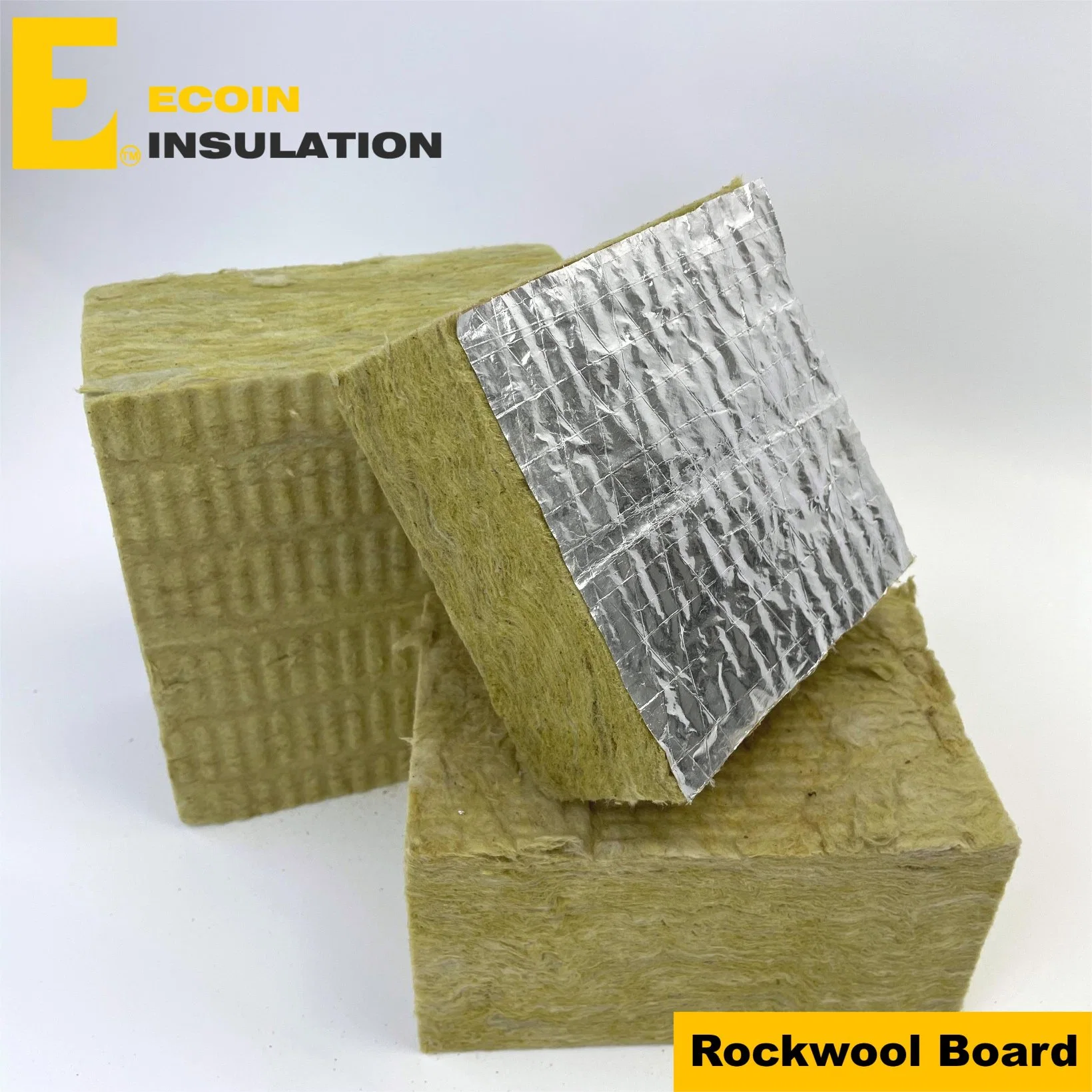 Acoustic Floor Insulation Supplier Sound Absorption Wall Panel Stone Wool Heat Seal Stone Wool Insulation Laminating