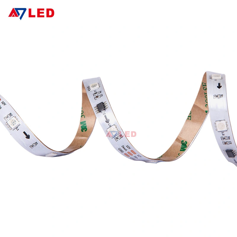 مصباح LED القطاع SMD5050 القابل للبرمجة الرقمي DC12 فولت Ws2811