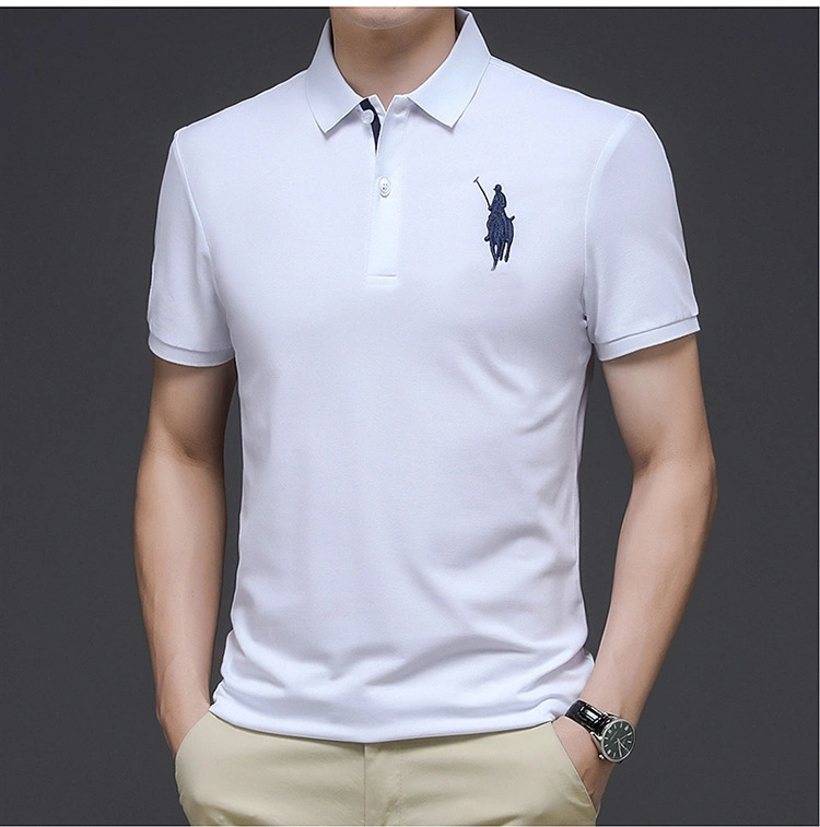 Vêtements de mode brodés personnalisés de haute qualité – vêtements en coton respirant pour Homme Polo-Shirts Cool Golf Polo