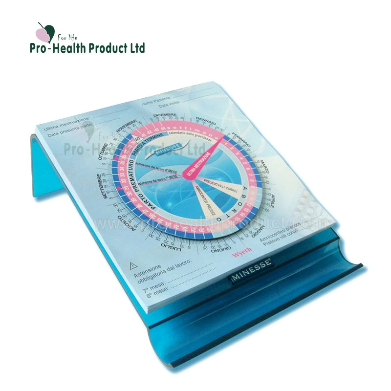 Desk Type Pregnancy Wheel with Memo Pad