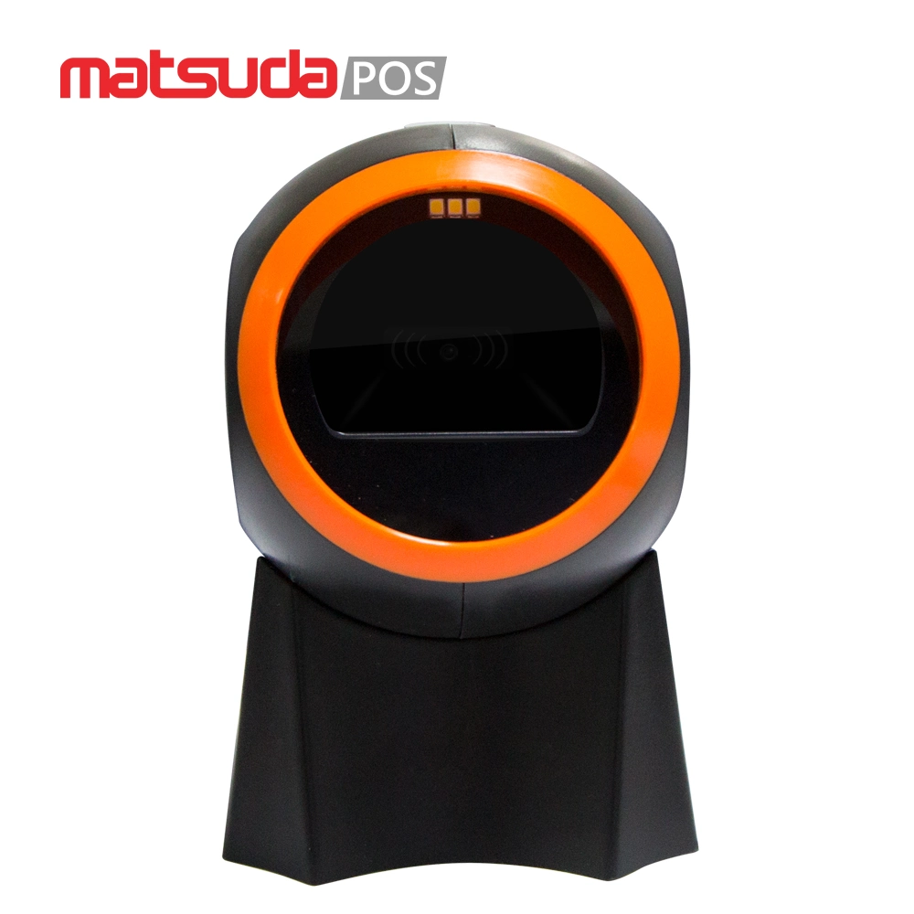 High quality/High cost performance  Desktop Omnidirectional 1d 2D Barcode Scanner Automatic Flatbed Qr Code Scanner