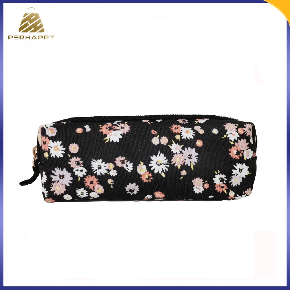 Printed Cotton Wholesale Fashion Cosmetic Pen School Bag