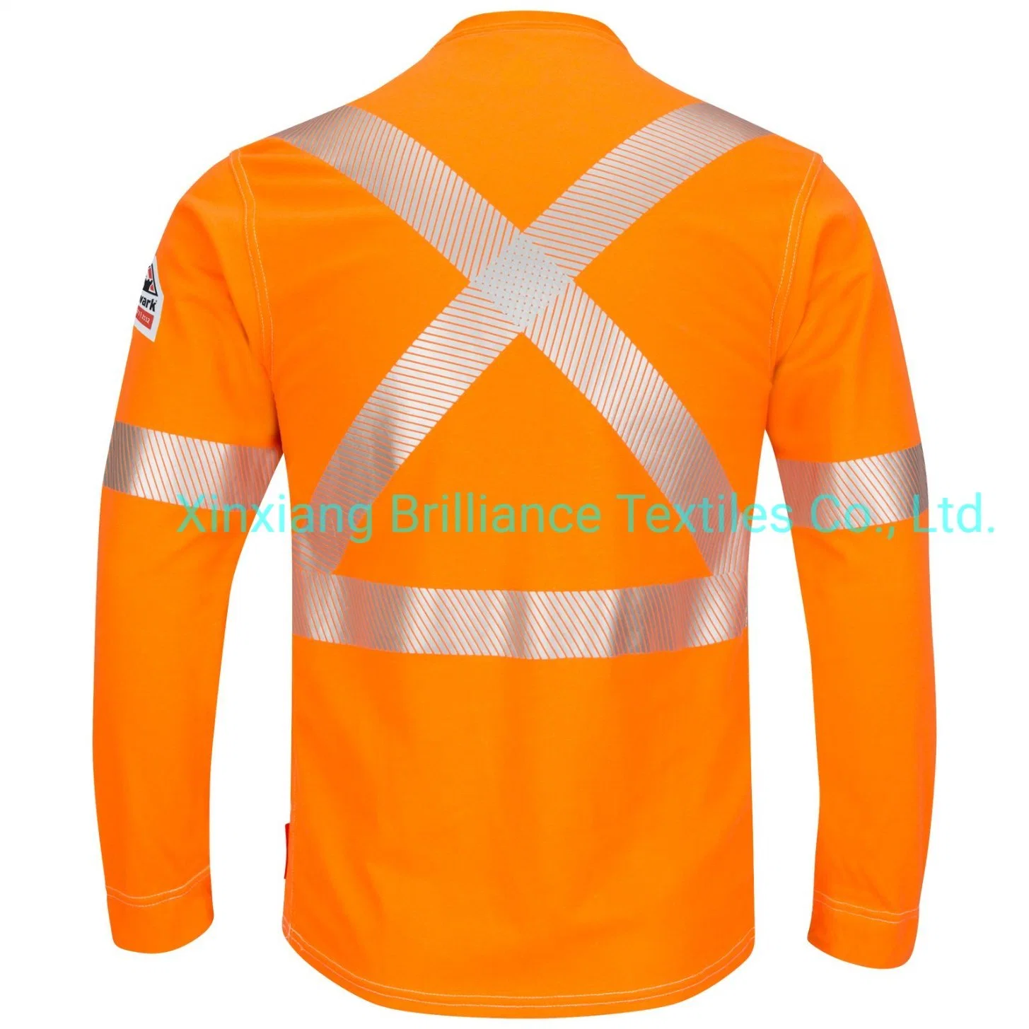 Custom Flame Resistant Garments Work out Shirts Safety Arc Rated Hi Vis Work Long Sleeve Shirt