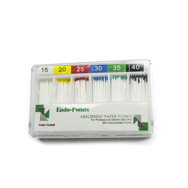 LK-R21 CE Dental Absorbent Paper Points Gapadent PP 04 06 02 Taper