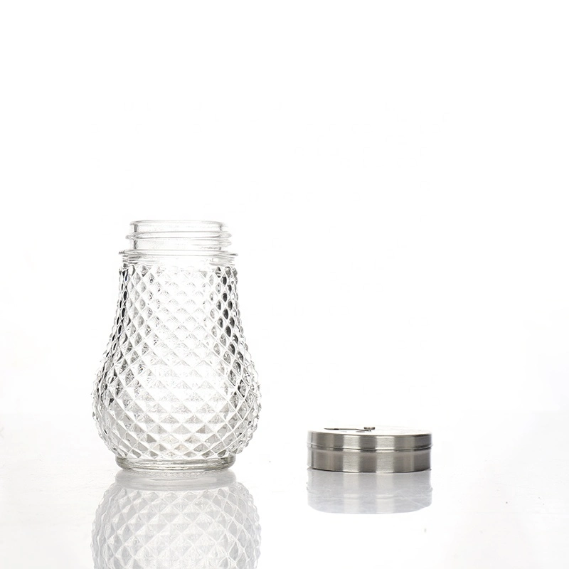 Salt and Pepper Shakers 120ml 200ml Spice Jar Small Empty Glass Bottle with Shaker