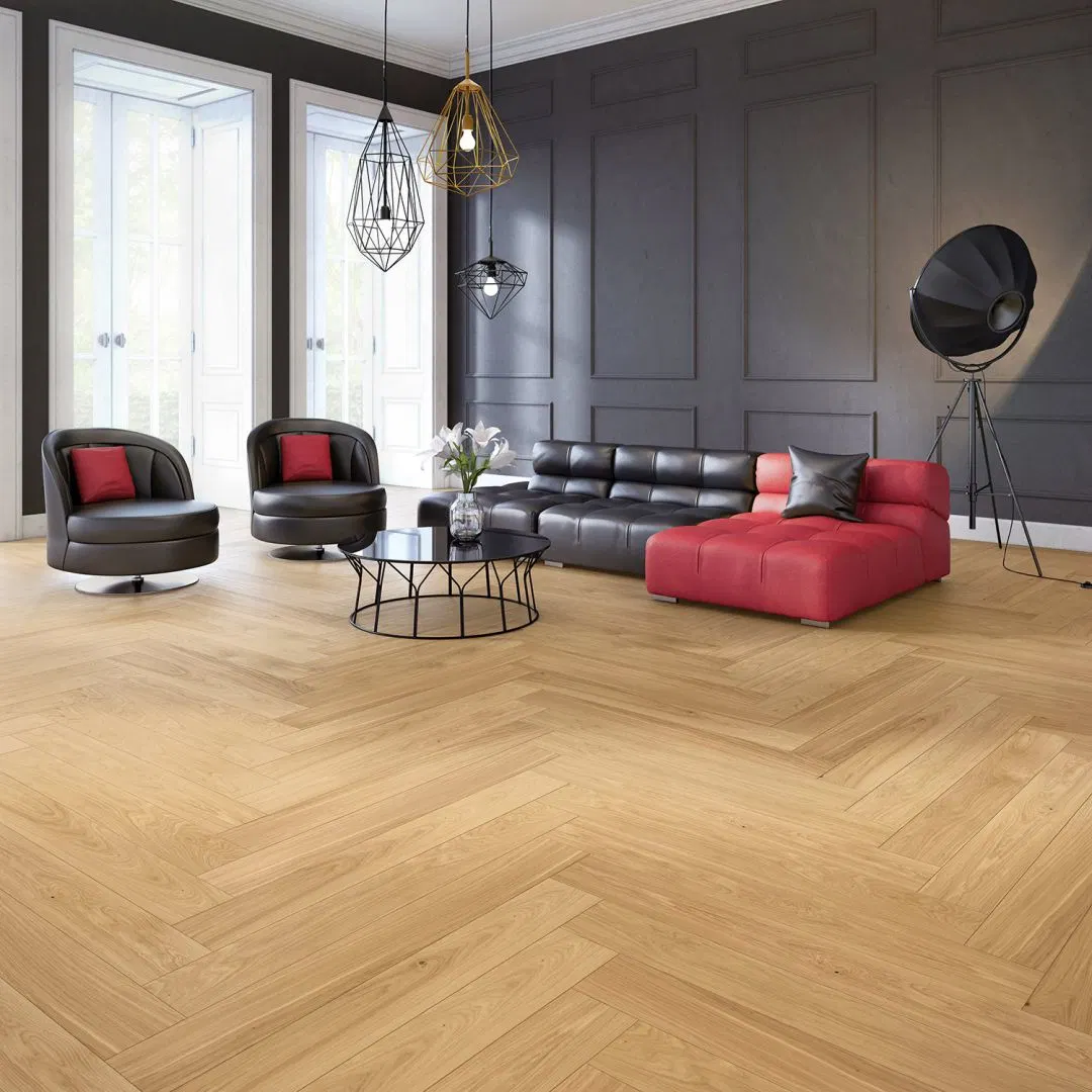 Hogar decoración revestimiento UV Lido trasero 1,5mm-3mm Herringbone SPC/PVC/LVT/Plastic Luxury Vinyl Plank / Planks madera / parqué de madera / Pisos baldosa / baldosas