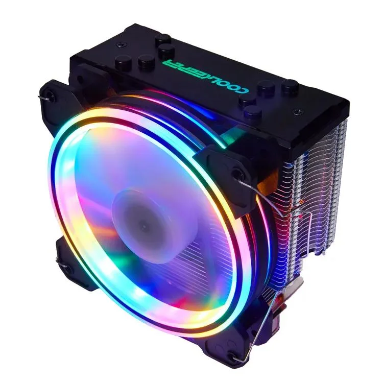 12cm Desktop Mute Chassis RGB Light-Emitting Computer Cooling Fan