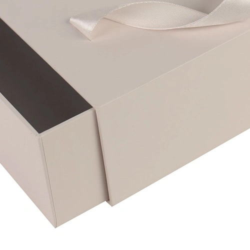Luxury Custom High quality/High cost performance White Cardboard Drawer Box for Clothes T-Shirt Large Gift Packaging Paper Box with Ribbon Bag Gift Box Packaging
