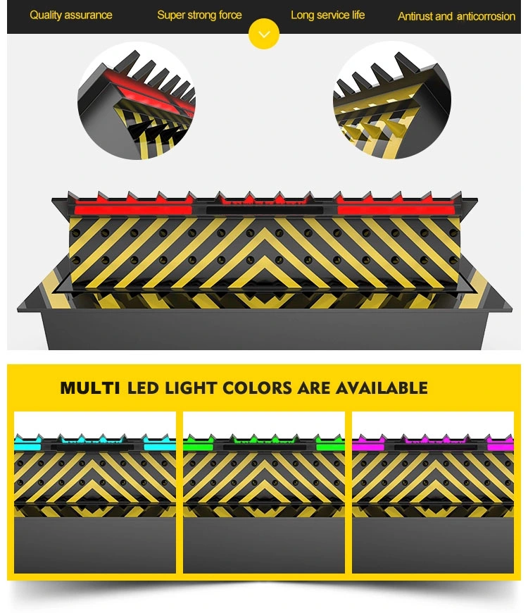 La sécurité routière anti blocage de la route de la sécurité des produits de la terreur Spike barrière de la route du trafic automobile bloc de butée de stationnement