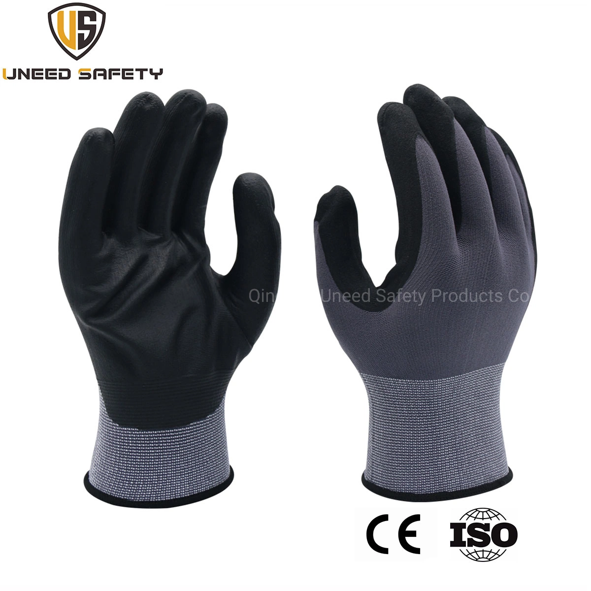 CE Maxiflex Typ Nylon Spandex Ultra Micro Foam Nitril beschichtet Schutzhandschuhe Für Sicherheitsarbeiten