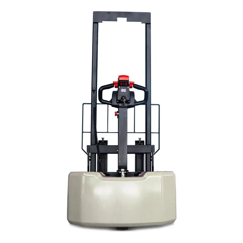 1tons 3 Meter Full Battery Power 24V DC Motor Economical Electric Pallet Forklift Stacker