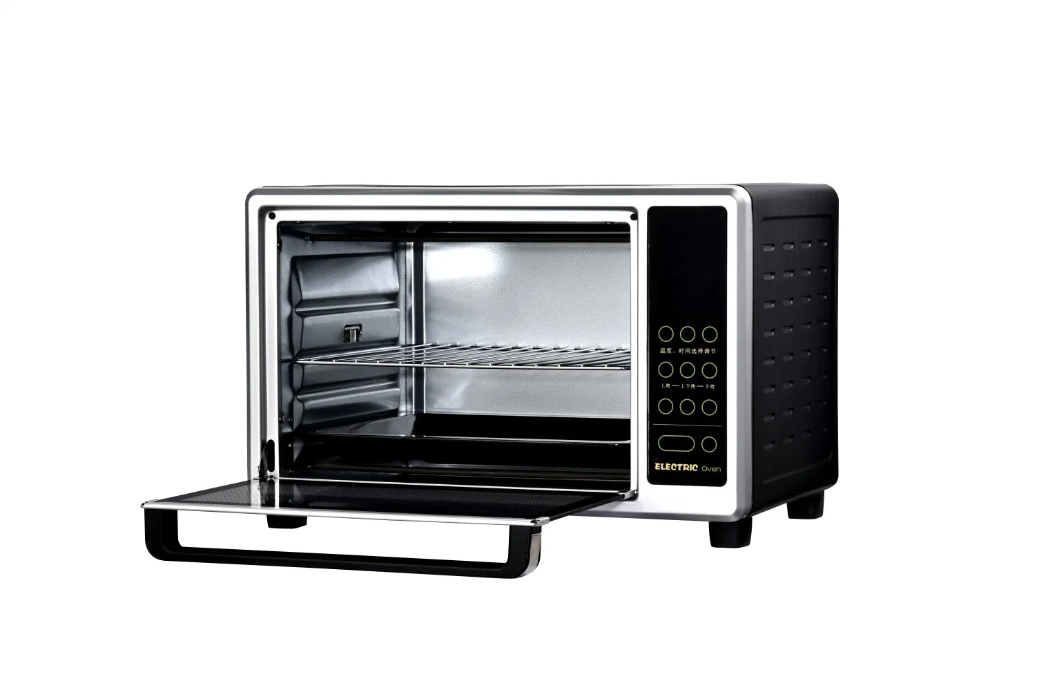 30L LCD Digital eléctrico tostadora horno de pizza de control