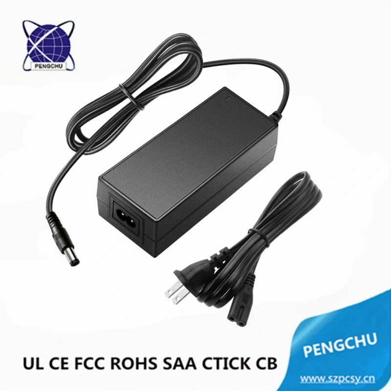 Desktop 60W 12V 5A AC / DC Switching Power Supply Adapter with UL CE FCC RoHS SAA CB C-tick