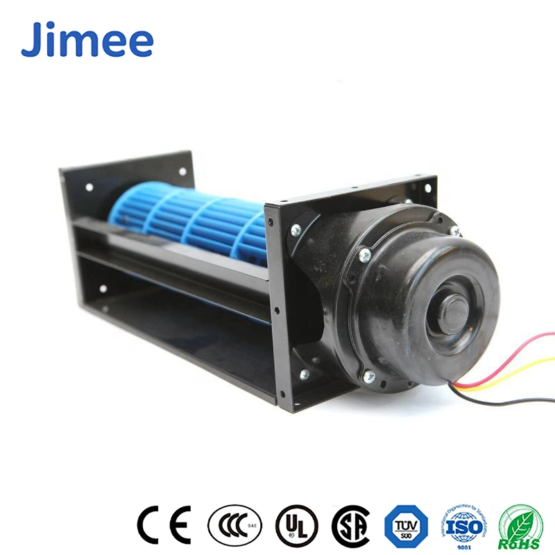 Jimee Motor China Cross Fan Blade Manufacturer Quality Best Small Snow Blower Jm-1035 Capacitor Induction Motor Tangential Fans Blowers for Heater for Air Dryer