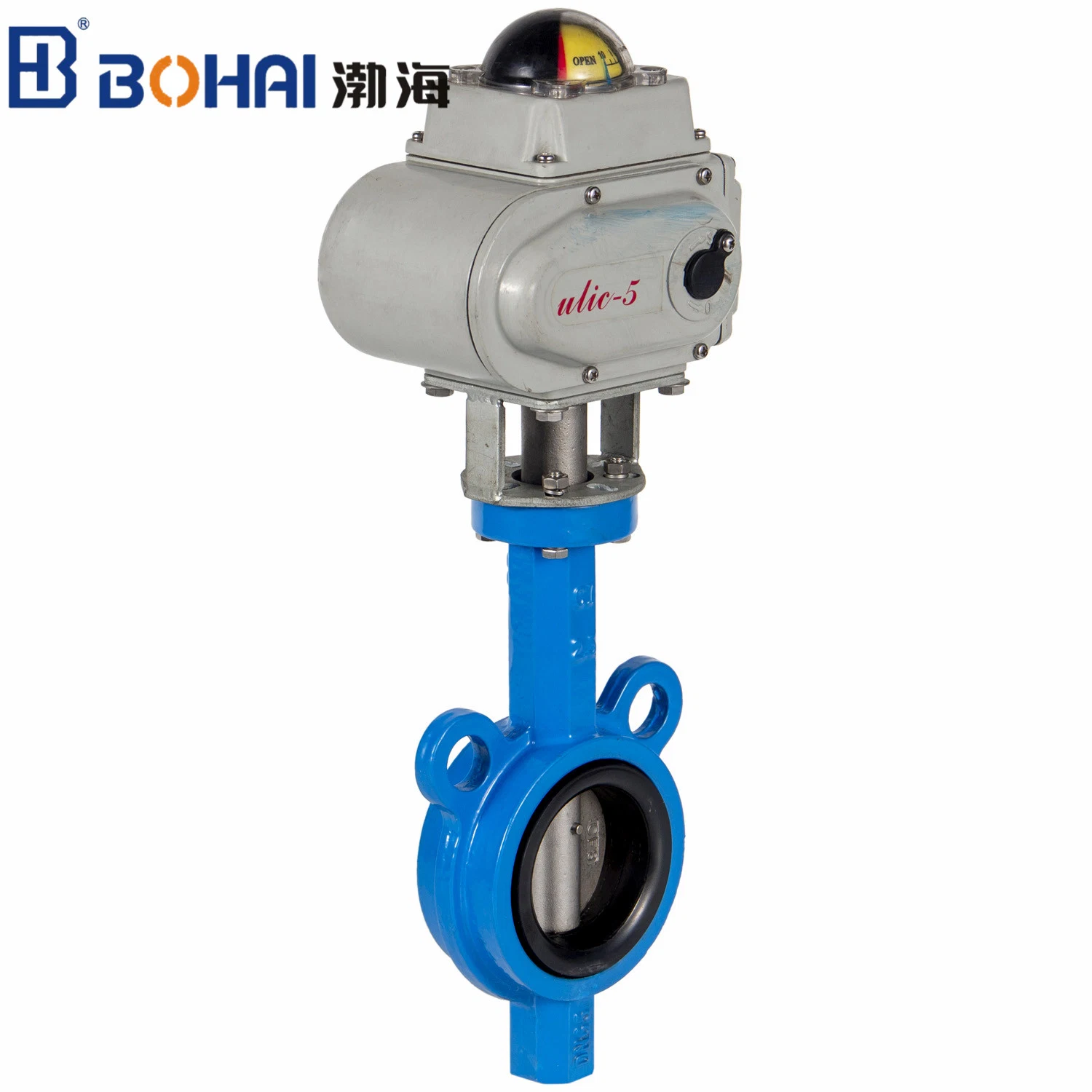 Hot Sale Electric Actuator Flanged Butterfly Valve with High Performance