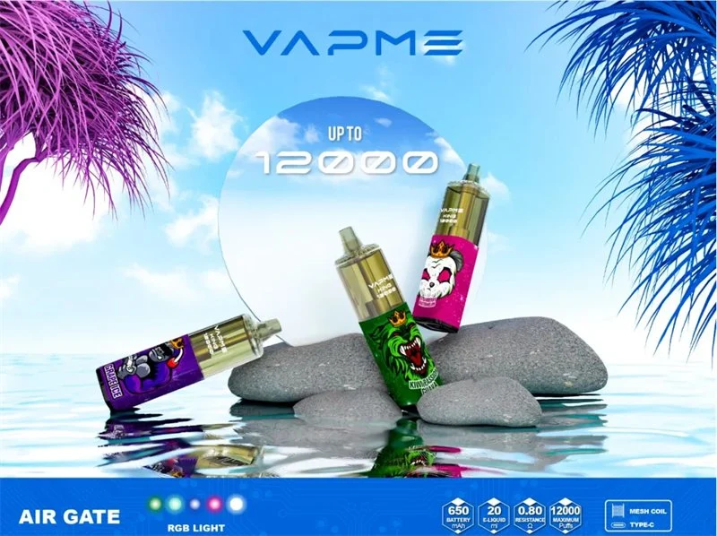 Grand volume E CIG Elf Posh Vape Vapme King Batterie rechargeable 12000 piles 12 K bar