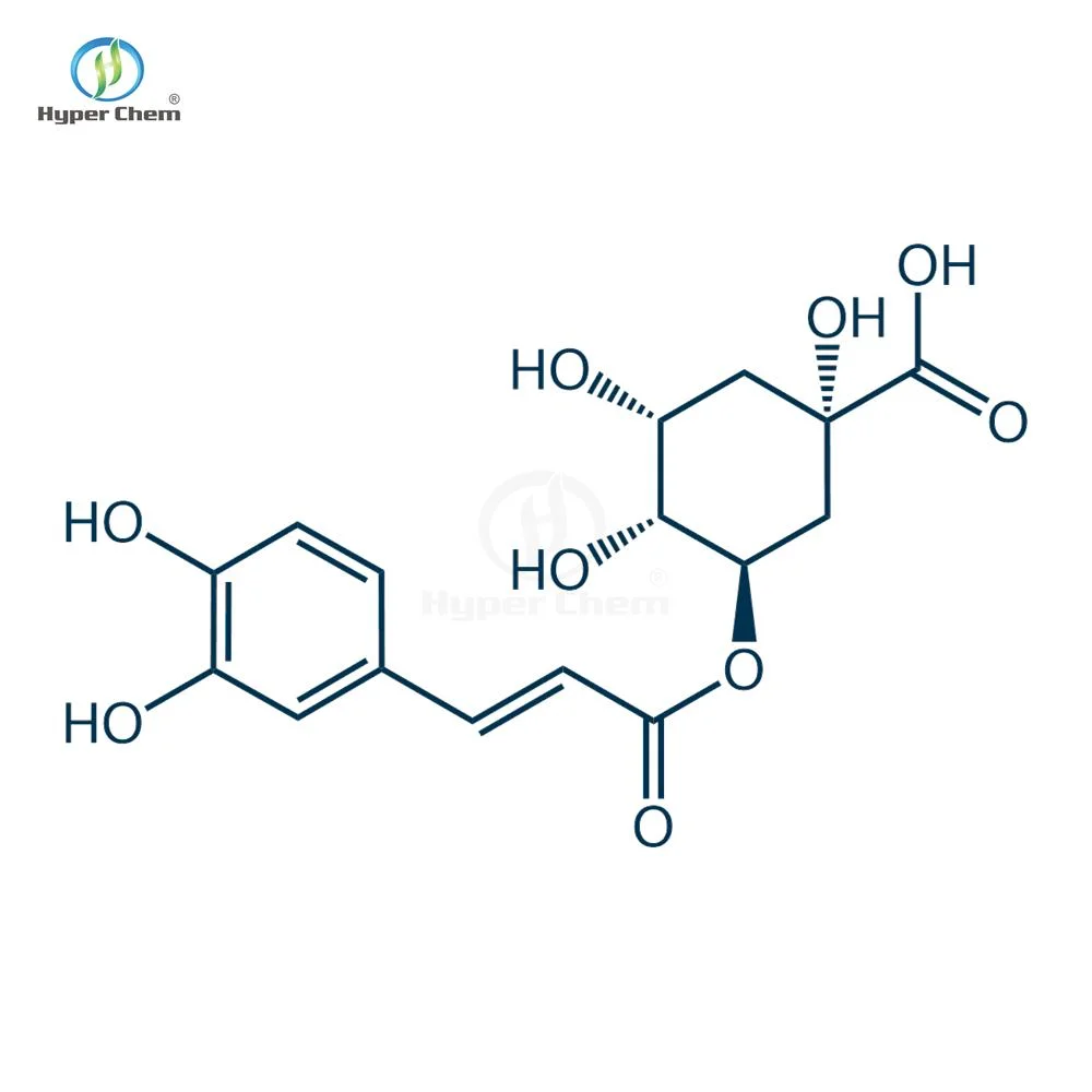 25 %,50% зеленого кофе извлечения Chlorogenic кислота порошок,CAS 327-97-9 с безопасной доставки