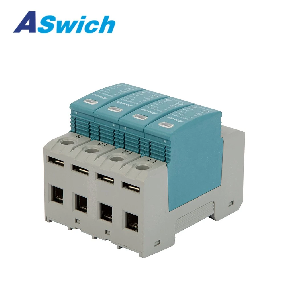 Aswich Wholesale/Suppliers 1000V Type 2 DC Surge Arrester for Over Voltage Protection