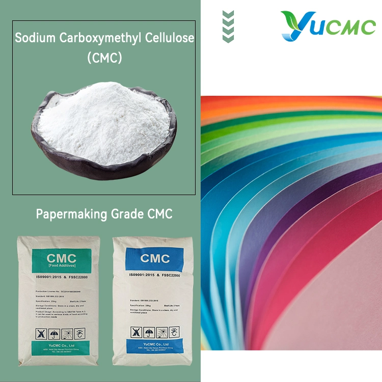 Yucmc Papierherstellung Qualität Natrium-Carboxymethyl-Zellulose CMC