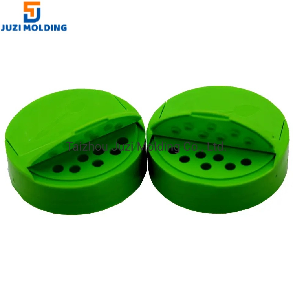 Plastic Injection Double Flip Top Salt Pepper Bottle Cap Mould