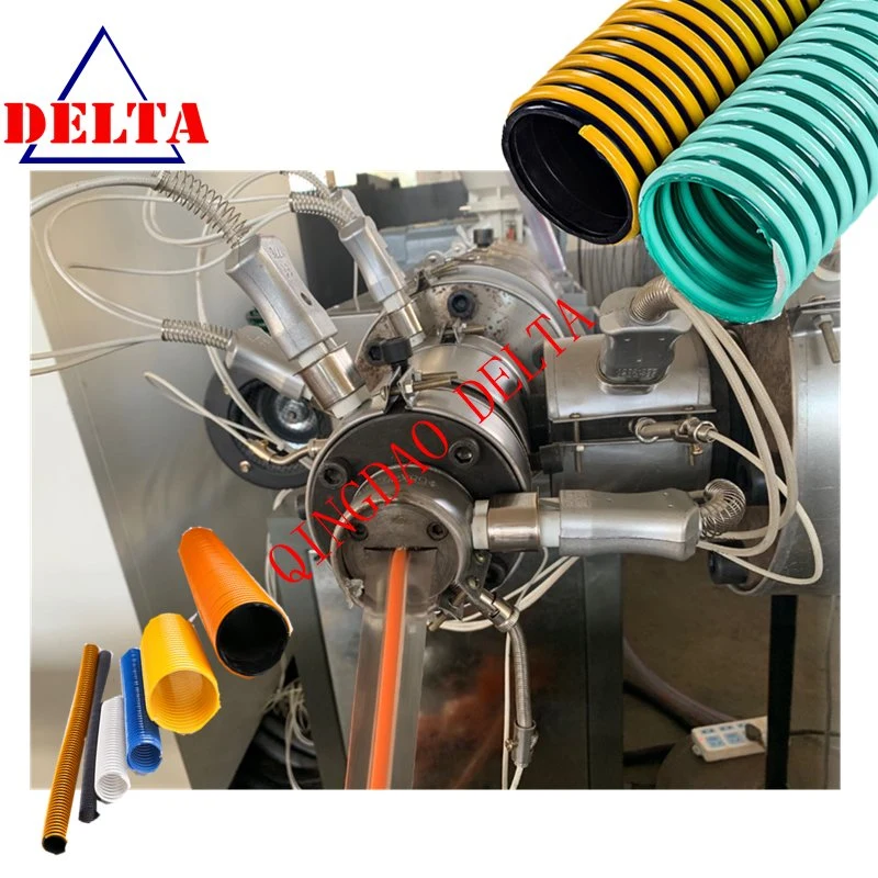 PVC Spiral Suction Hose/Pipe Produce Machine Rib Reinforcement PVC Spiral Hose/Pipe Production Line