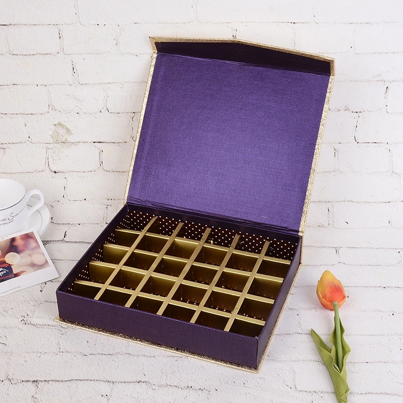 Custom Magnetic Lid Paper Chocolate Packaging Gift Box