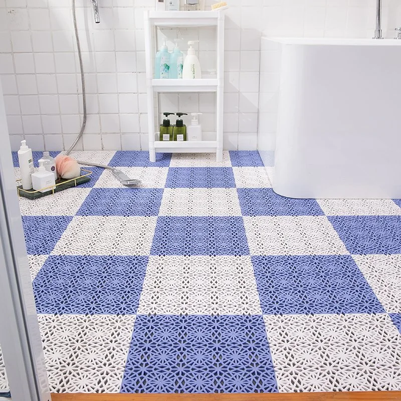Fashion Design Multi-Color Splicing Washstand Kitchen Water Barrier Floor Mat Bathtub Bathroom Anti-Slip Mat