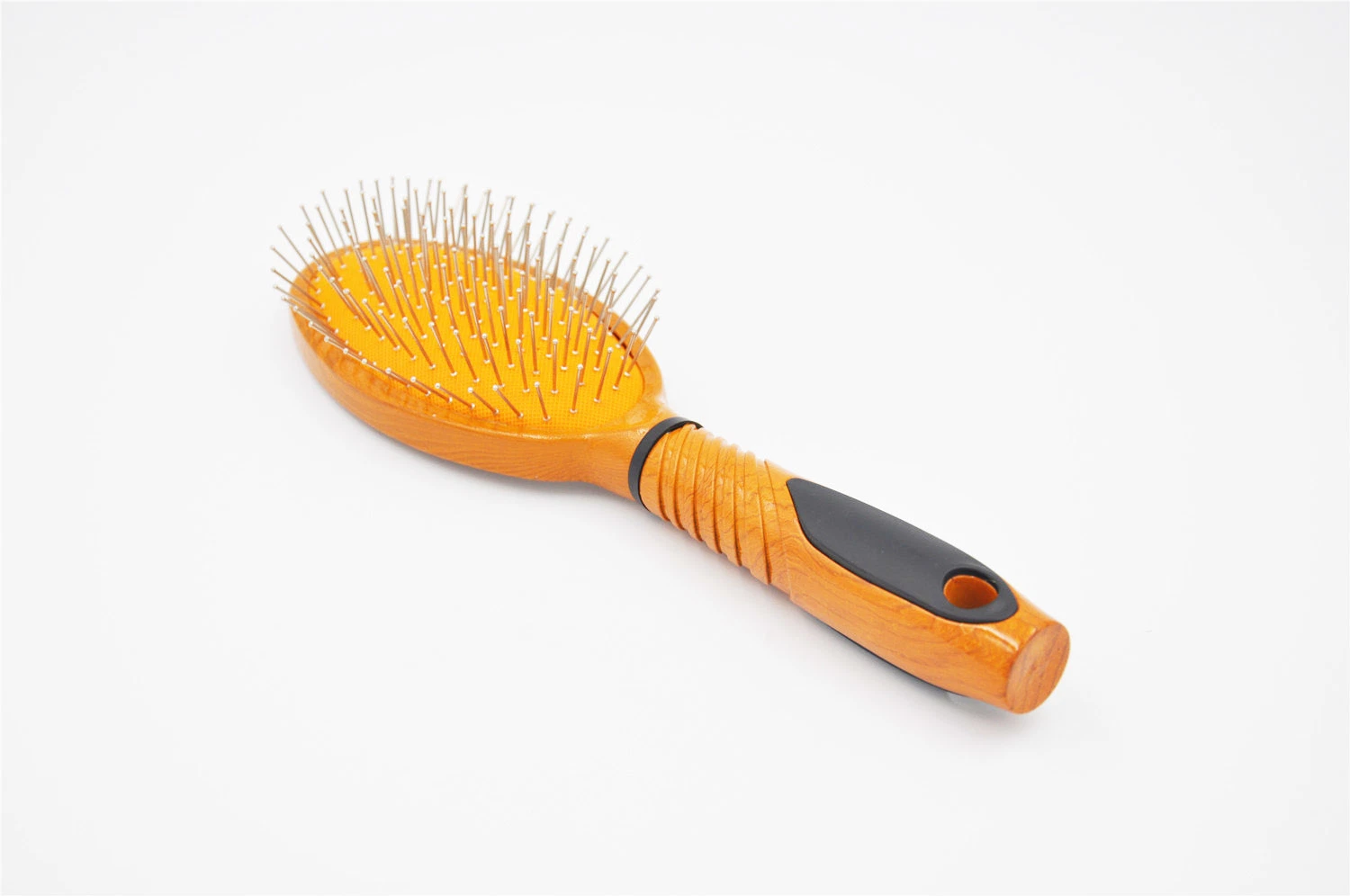 Water Transfer Wooden Effect Hair Brush