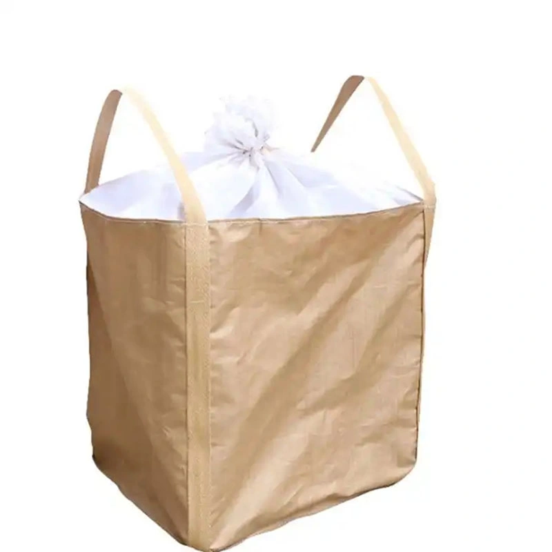 PP Woven Jumbo 1 Ton Big Bags 1000kg Fabric FIBC Bag Bulk 1.5 Ton 1500kg Bulk Jumbo Bag