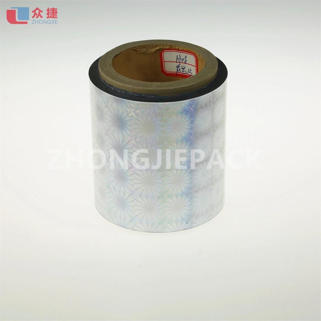 Custom Self Adhesive Metallized Plastic BOPP Holographic Lamination Film