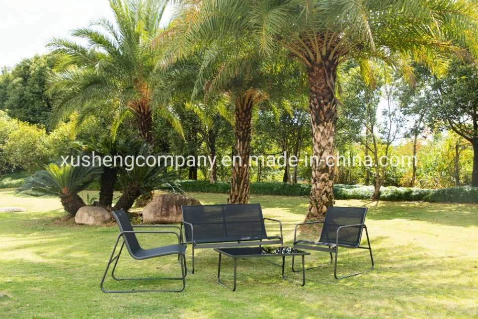 Modern Outdoor Garden Textilene Patio Furniture Table and Chair Set