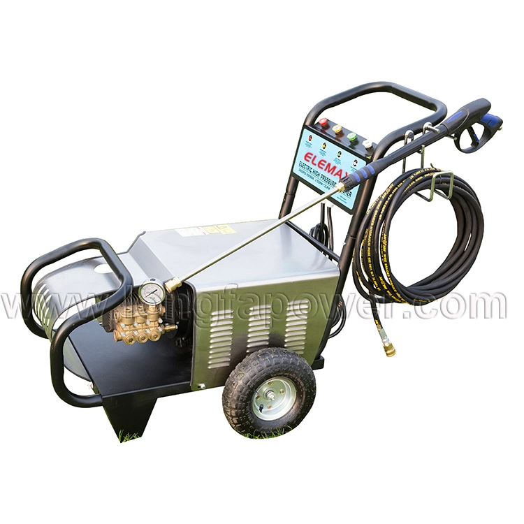 Elemax 3600psi 50Hz 60Hz 220V 380V Portable Electric Mobile Home High Pressure Cleaning Car Washer Washing Machine Equipment for Garden Sale Price