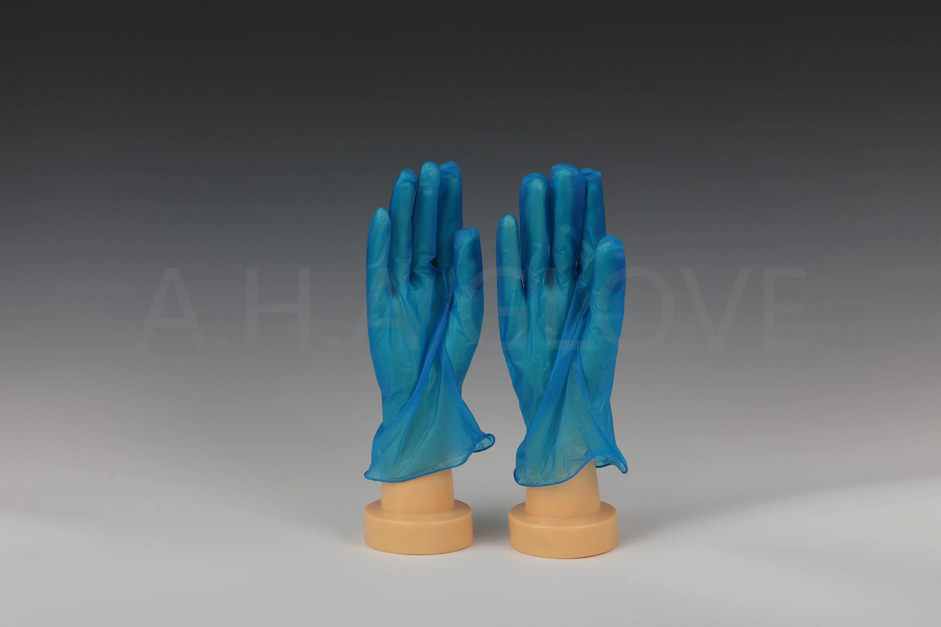 Blue Black Industrial Workshop Disposable Cleanroom Cleaning Vinyl/PVC/Nitrile Gloves