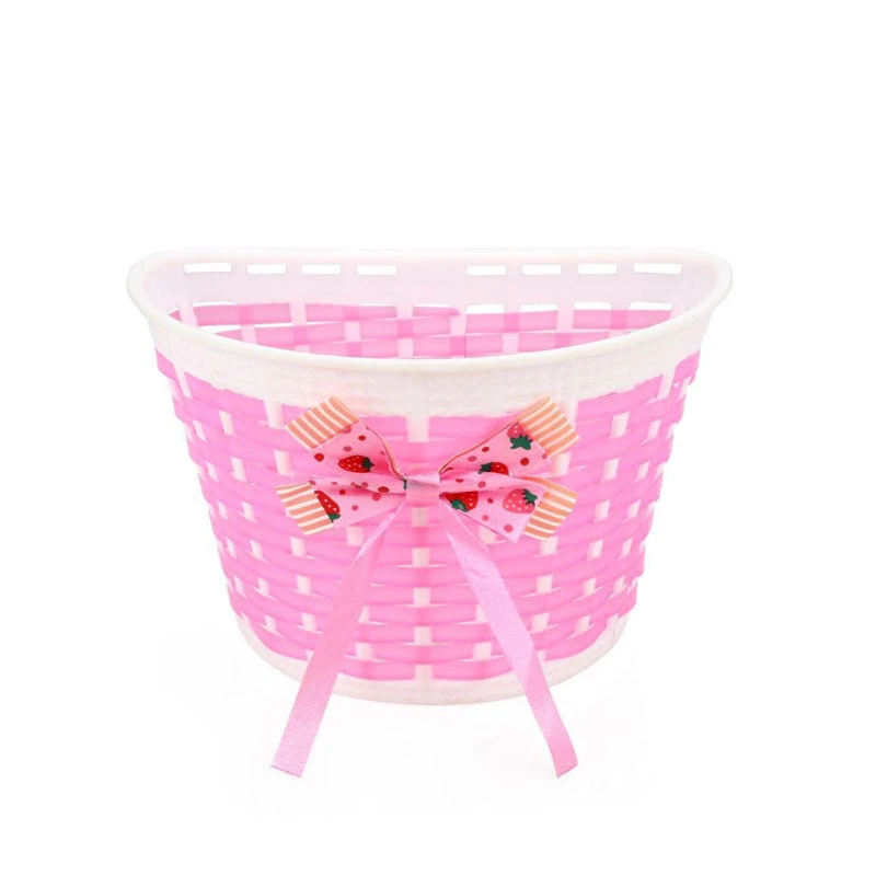 Girl Bicycle Decoration Parts Cute Kids Front Bike Basket