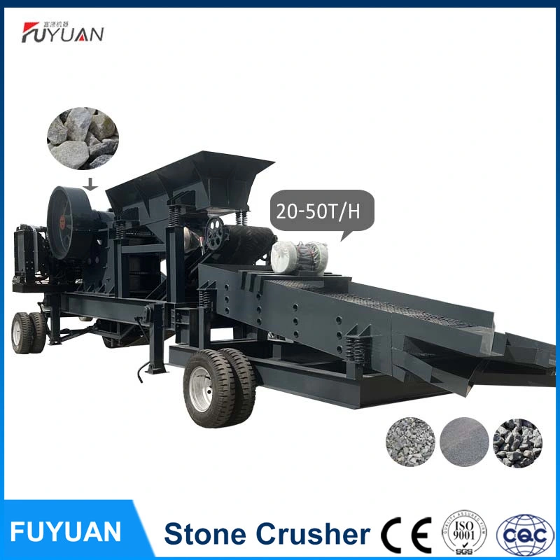 60 Tph Mining Rock Jaw Crushing Plant Price, Stone Crushing Production Line, Aggregate Stone Crusher Equipment for Quarry