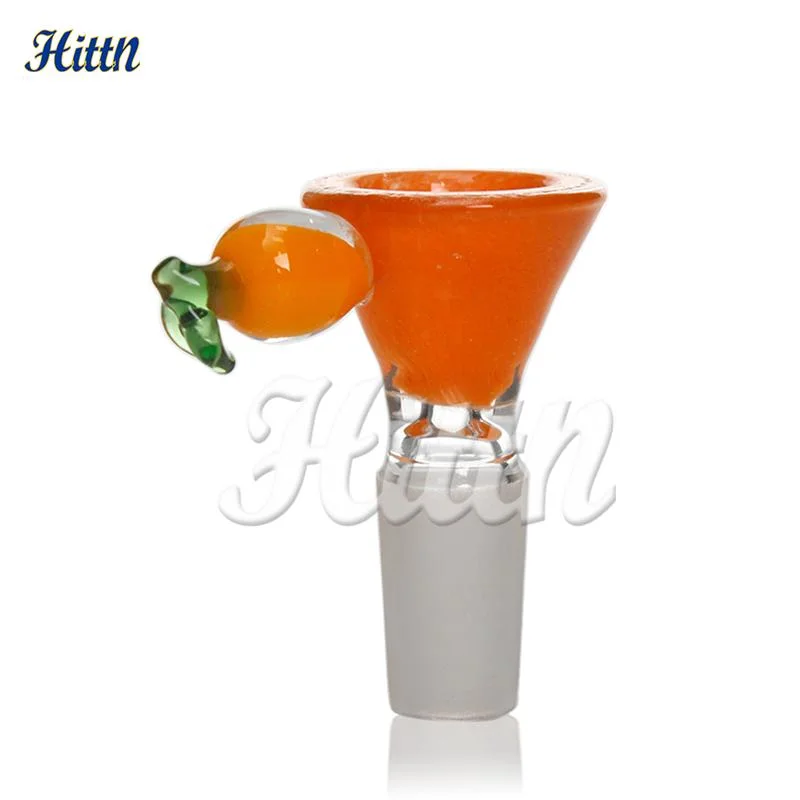 Factory New Fruit Handle 14mm Male Glass Bowls Tobacco Glass Smoking Water Pipe Smoke Accessories