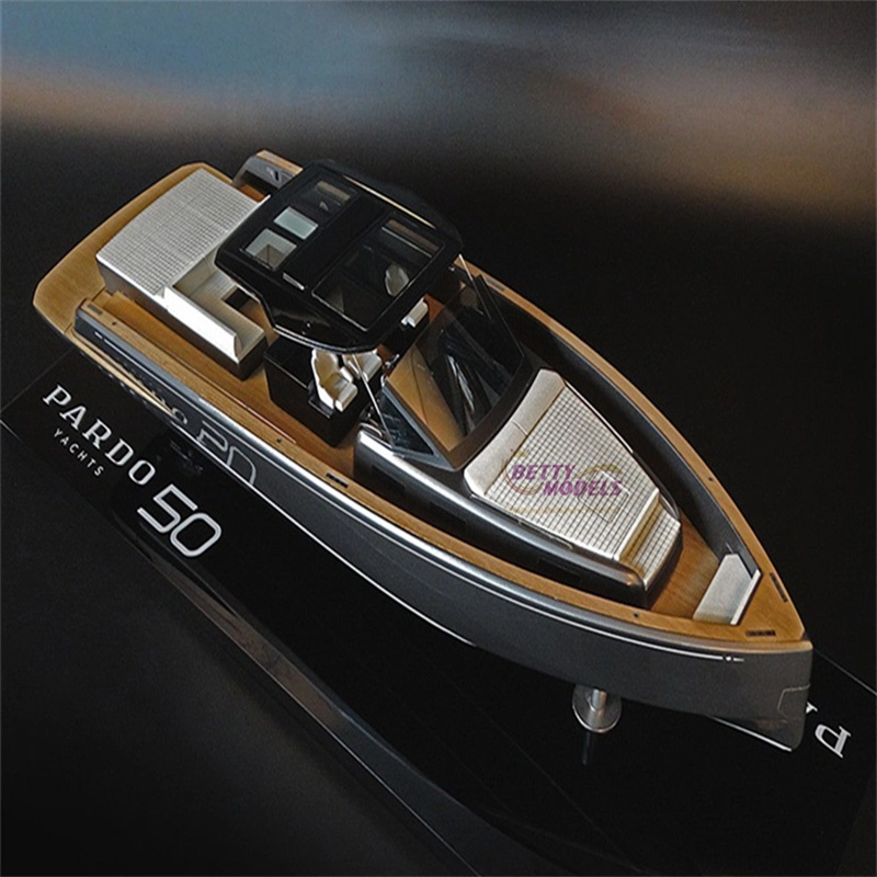 Luxury Motor Yacht Scale Model Professional Custom 3D Physical Ship Boat Model