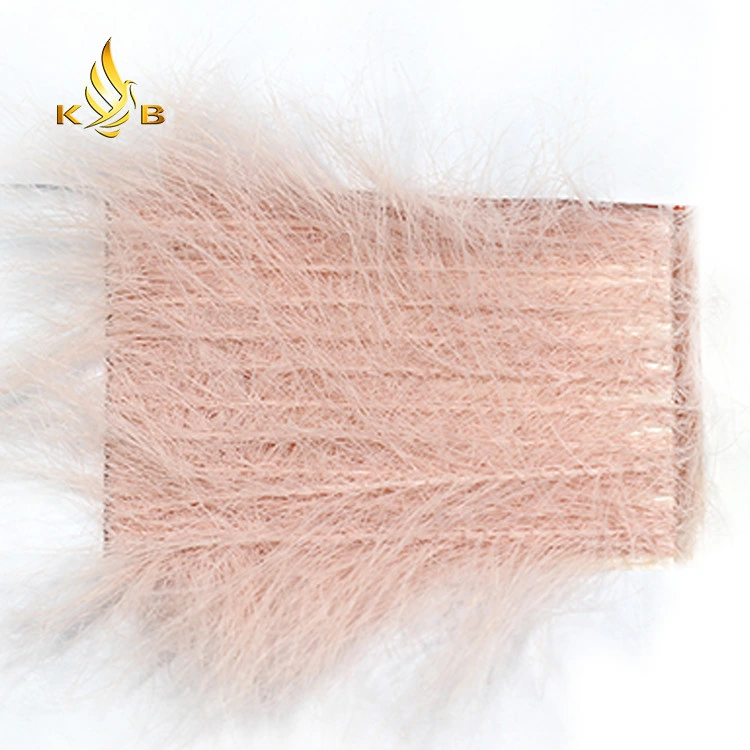 Comercio al por mayor de lana visón hilo para tejer piezas de paño suave.