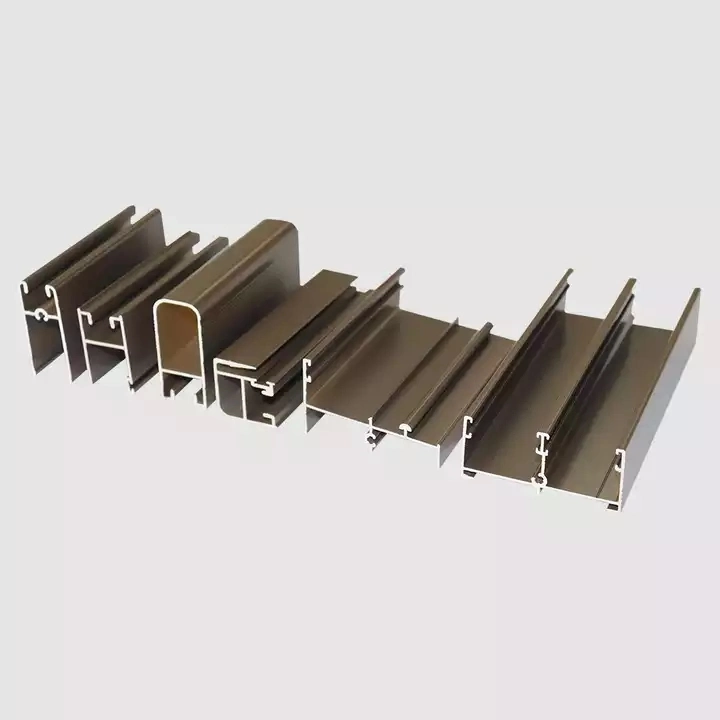 Window Profile Aluminum Sliding Door Frame/Extrusion Profiles for Window Door Section