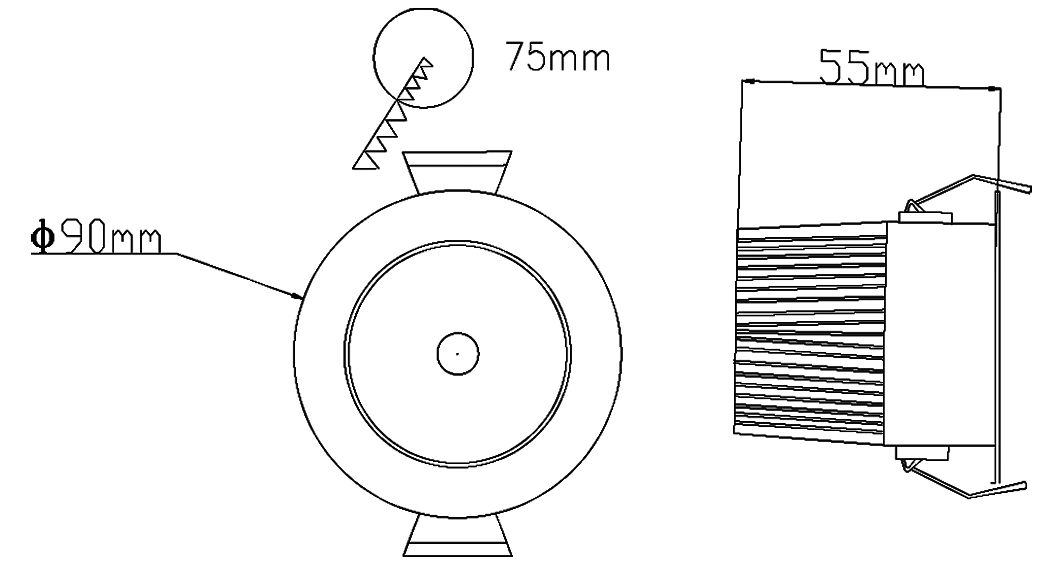 2020 New Arrivals 15 Watt ABS Cover Downlight Hot Product 2020 Manufacture Recessed LED Down Light