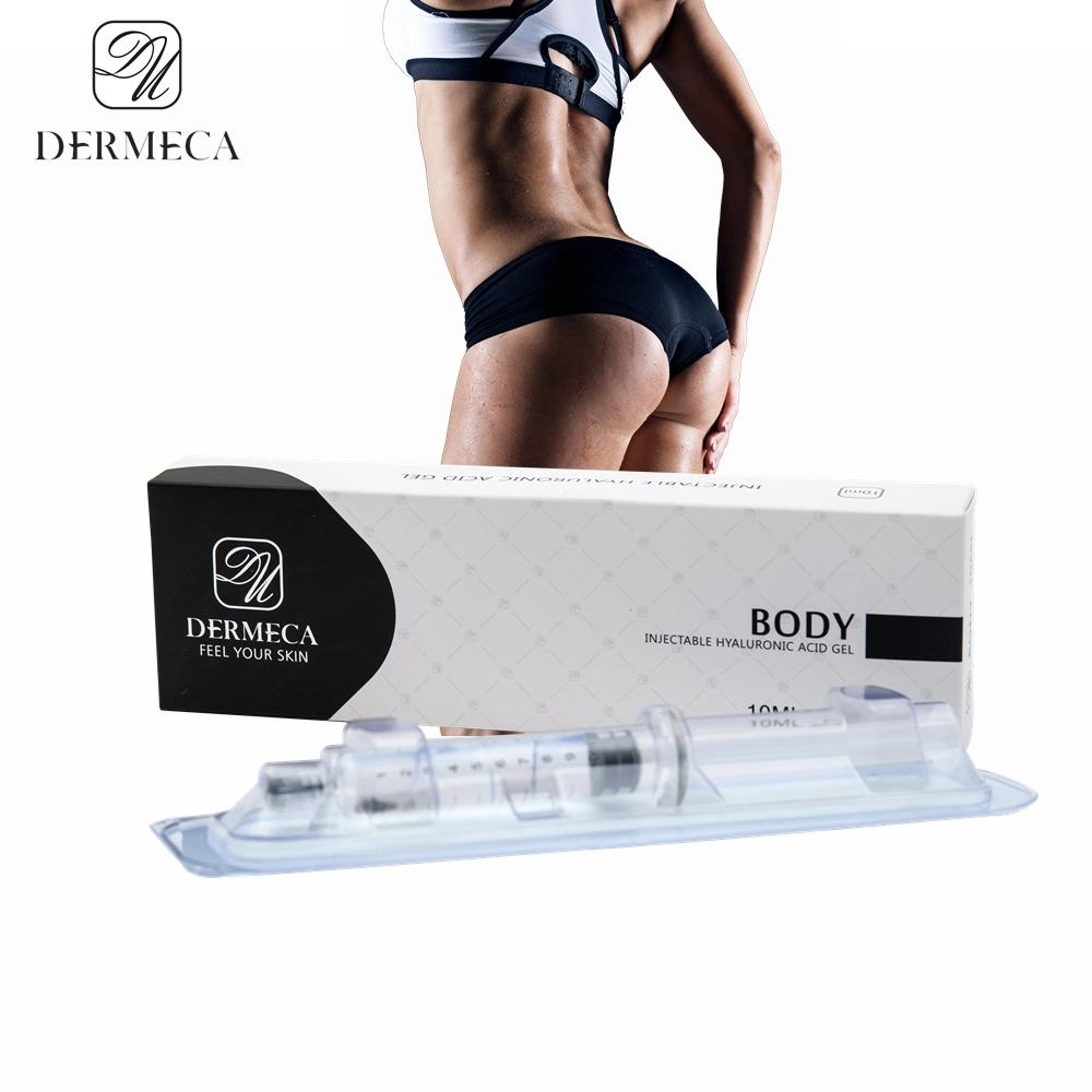 Factory Supply Sodium Hyaluronate Gel Injectable Ha Body Filler Hyaluronic Acid Filler for Buttock Breast Penis Injection 10ml